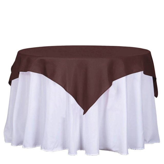 LNGOOR 108” Wholesale Round Tablecloth Polyester Round Table Linens For Wedding Party Banquet Restaurant - WHITE