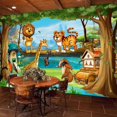 thumbnail image 1 of 3D Wallpaper Cartoon Animal Forest SKU# WAL0366, 1 of 1