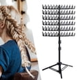 thumbnail image 4 of Lijie Adjustable Braiding Hair Rack 144 Pegs Hair Divider Rack Adjustable Height Braid black, 4 of 6