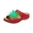 thumbnail image 4 of Fsgntruao Sandales Compensées Décontractées de Mode pour Femmes Dames Chaussures Pantoufles d'Extérieur, 4 of 7