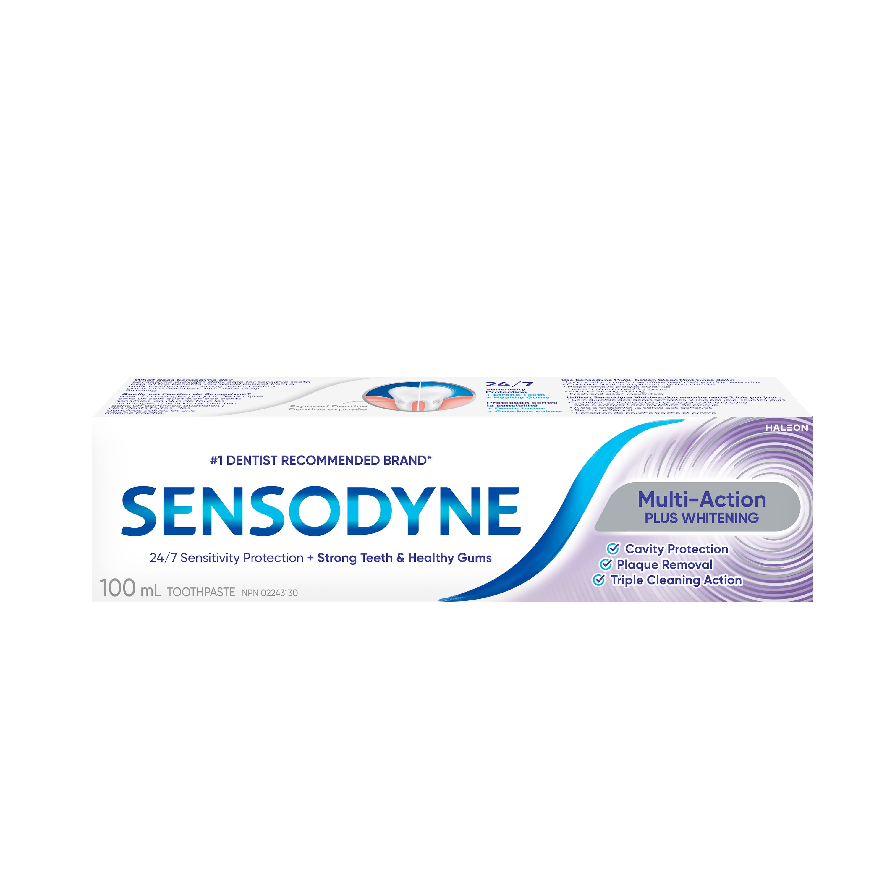Sensodyne Dentifrice pour Dents Sensibles Multi-Action plus Blanchiment