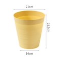 thumbnail image 2 of Iodue Kitchen Cleaning Supplies Round Plastic Small Trash Can Wastebasket 6L Garbage Container Bin, 2 of 2