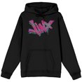 thumbnail image 1 of Chandail à Capuchon Noir Graffiti Arcane Jinx, 1 of 3
