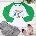 thumbnail image 4 of RKSTN Chandail pour Femmes de Noël à Col Rond, Chandail Imprimé du Père Noël, Manches Longues, Blouse Régulière à Empiècements, 4 of 5