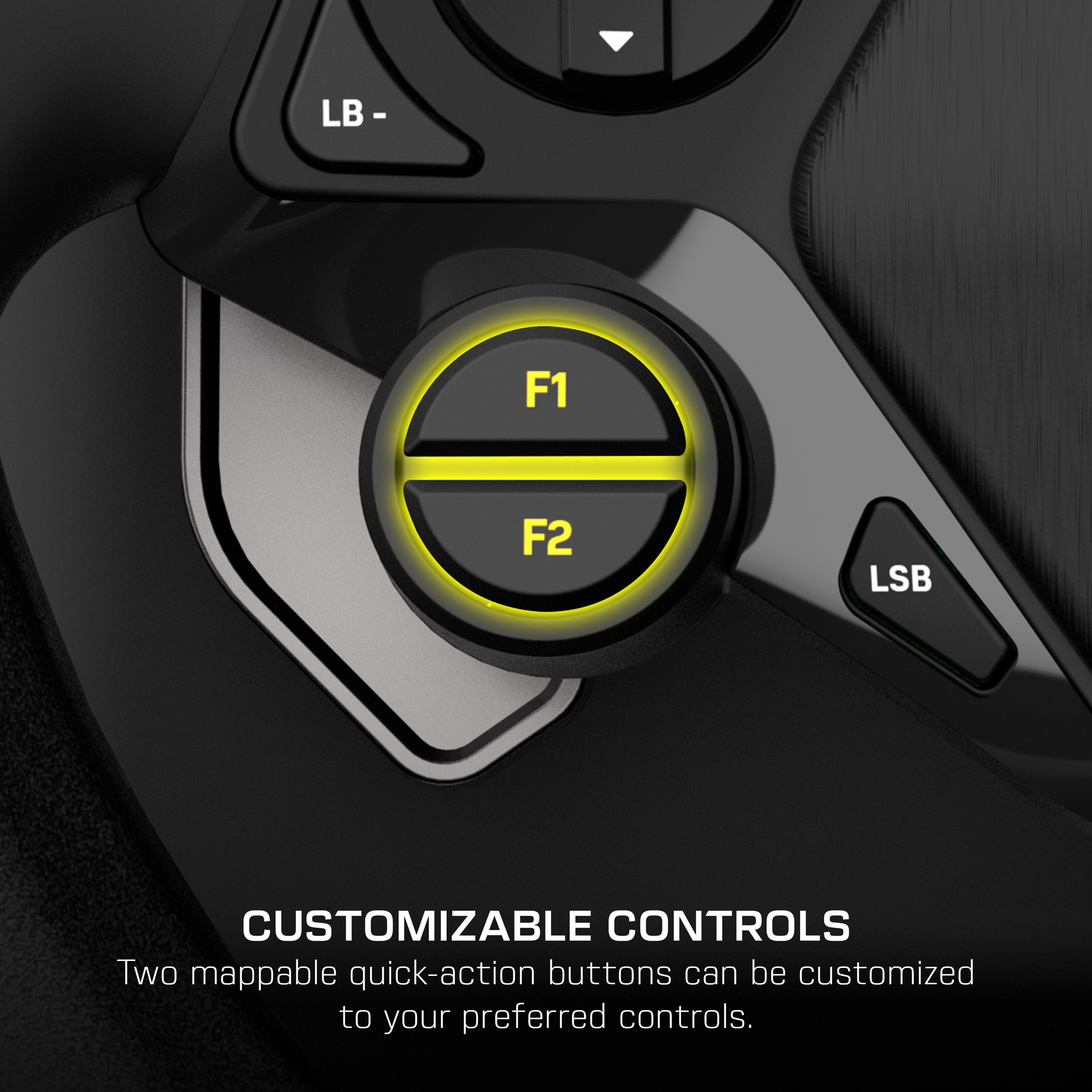 Système de volant de course sans fil Turtle Beach Racer (Noir) - Sous licence officielle pour Xbox Series X|S, Xbox One et Windows - Design complet, connexion sans fil fiable, jusqu'à 30 h d'autonomie