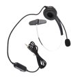 thumbnail image 1 of Casques de Centre d'Appels, Casque Mono Flexible à Réduction de Bruit Réglable pour Centre d'Appels pour Ordinateur Portable pour Téléphone Cellulaire, 1 of 7