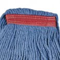 thumbnail image 5 of Pack of 10 Synthetic String Mop Heads, with Narrow Strips, Looped End, Blue, Attax Pro, 5 of 5