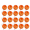 thumbnail image 2 of Lot de 24 Porte-Clés de Basketball, Mini Porte-Clés de Balle Anti-Stress de Basketball, Porte-Clés de Balle de Sport, Récompense de Carnaval Scolaire pour Enfants, 2 of 6
