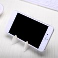 thumbnail image 3 of Baohd Support de Téléphone en Forme de V Plié, Tablette Ajustable, Support Portable, Support de Table, Accessoire pour Téléphone Mobile, Blanc, 3 of 3
