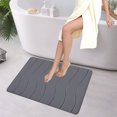 thumbnail image 4 of zanvin Bath Rugs for Bathroom, Memory Foam Bath Mat 5 Set Bathroom Rugs for 5 Pcs Toilet Mats Universal Soft Comfortable Water Absorption Non-Slip Thick Machine Washable Easier To Dry Dark, 4 of 5