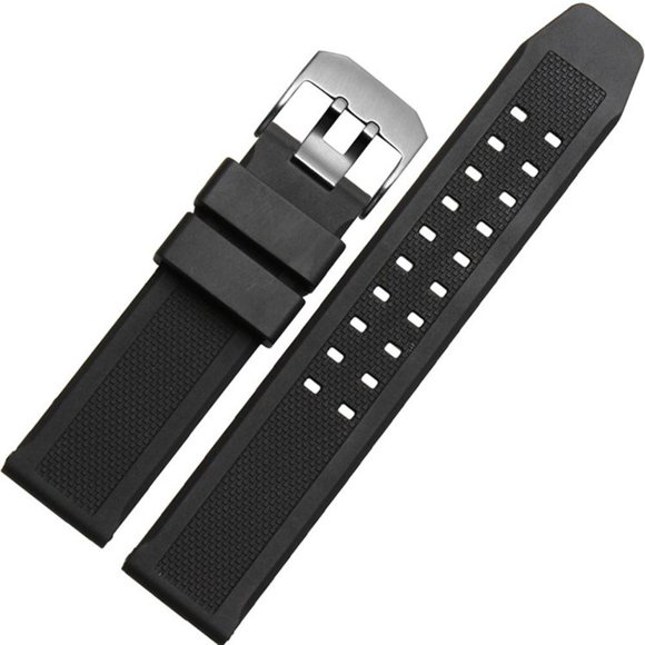 23MM Silicone Rubber Watch Band Strap Bracelet For Luminox Prof H7D3 R9F6