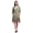 Blanc3, variante sur Bimba Blanc Feuilles Florales et Kiko Rose Femmes Grande Taille Caftan Tenue d'Été Sortie de Plage Kimono Caftan-S-L