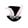 thumbnail image 1 of Alice In Wonderland White Rabbit Chapeau de Costume Supérieur Adulte Taille Unique, 1 of 1