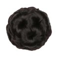 thumbnail image 4 of Extension de Chignon en Faux Cheveux Synthétiques Élastique Ondulé Beigne de Mariée Chignon Postiche, 4 of 6