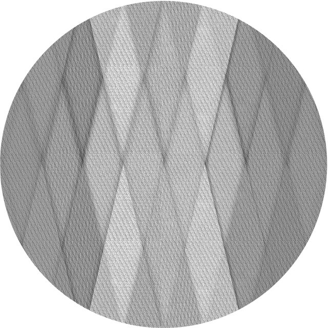 Ahgly Company Tapis d'Intérieur Lavable en Machine Carré Gris Transitionnel, 3 Pieds Carré