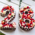thumbnail image 3 of 4/9Pcs Cake Mold LOVE Type Easy Cleaning PET Number Shape Baking Mold for Fondant, 3 of 8