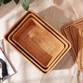 thumbnail image 4 of Wood Handmade Storage Box With Storage Basket Organizer Box Rattan Traditional Rattan For Easy Organizer Box Storage Large basket S, 4 of 6