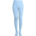 thumbnail image 2 of ORUYROP Women's Solid Colored Opaque Microfiber Footed Tights, 2 of 7