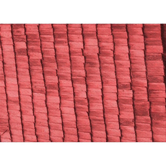 Ahgly Company Tapis d'Intérieur Rectangulaires Transitionnels Rouges Lavables à la Machine, 3 Pieds x 5 Pieds