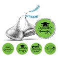 thumbnail image 1 of Darling Souvenir DIY 190 Pcs Graduation Theme Stickers for chocolate Candy Labels-Forest Green, 1 of 2
