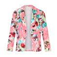 thumbnail image 3 of IROINID Blazer pour Femmes à Manches Longues Imprimé Col Rabattu, Ample Printemps et Automne, Ajusté, Petit Blazer, 3 of 7