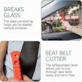 thumbnail image 2 of Car Rescue Hammers - 2X Emergency Hammer with Integrated Belt Cutter - Windshield Window Glass Breaker - Road Safety 19.2X7.3X3.4cm, 2 of 5