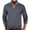 Grey, variant on Penkiiy Men's Dress Shirts Men Casual Fashion Solid Turn-down Collar Long Sleeve Pullover Breathable Shirt Blouse Tops White Shirts