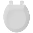 thumbnail image 1 of Mainstays Plastic Toilet Seat in White, 1 of 6