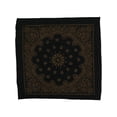 thumbnail image 1 of CTM® Metallic Gold Paisley Print Bandana, 1 of 2
