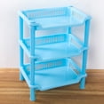 thumbnail image 1 of 3 Tier Plastic Corner Organizer Bathroom Caddy Shelf Kitchen Storage Rack Holder, 1 of 7