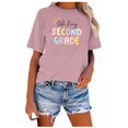 thumbnail image 4 of TSADFHJI Hauts de Maillot de Bain pour Femmes Grande Taille Mode Décontractée Imprimé Col Rond Manches Courtes Chandail T-Shirt m, 4 of 4