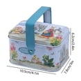 thumbnail image 3 of ABPWLY Christmas Tin Box Portable Gift Ingenious Packaging Box Children's Snacks Candy Clearance Wall Decor Canada Days Kitchen Home and Kitchen, 3 of 6