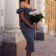 thumbnail image 4 of Ketyyh-chn99 Robes Maxi pour Femmes Grande Taille Robe Évasée à Fleurs Robe Droite Unie pour Vacances Robe de Plage à Enfiler Bleu,m, 4 of 4