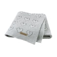 thumbnail image 1 of Baby Knitted Newborn Swaddle Wrap Stroller Blankets Soft Infant Bedding Quilt, 1 of 1