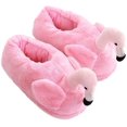 thumbnail image 1 of Women's Flamingo Slippers Slippers Plush Animal Slippers(Pink), 1 of 5