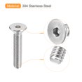 thumbnail image 4 of Unique Bargains 3/8-16x2' Flat Head Socket Cap Screws, 304 Stainless Steel Hex Socket Drive Fasteners Bolts 5Pack, 4 of 5