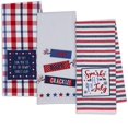 thumbnail image 1 of Design Imports CAMZ11997 18 x 28 in. DII Stars & Stripes Dishtowel Set - 3 Piece, 1 of 2