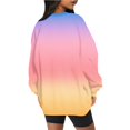 thumbnail image 3 of Meichang Chandail en Molleton Surdimensionné pour Femmes Manches Longues Col Rond Chandails en Molleton Tendance Gris Pull Ample, 3 of 5