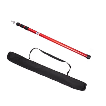 Mât de Tente en Alliage d'Aluminium Épaissi, Tiges de Support de Tente Ajustables, Abri de Plage, Bâche, Auvent, Mât de Remplacement, Accessoires pour Camping, Randonnée, Sac à Dos, Tente