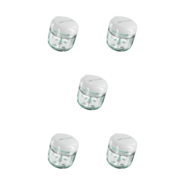 Youkk Convenient And Separation - Hassle-Free Denture Maintenance Denture Storage - And Effective And Unique Practical Green Pine White 5Set