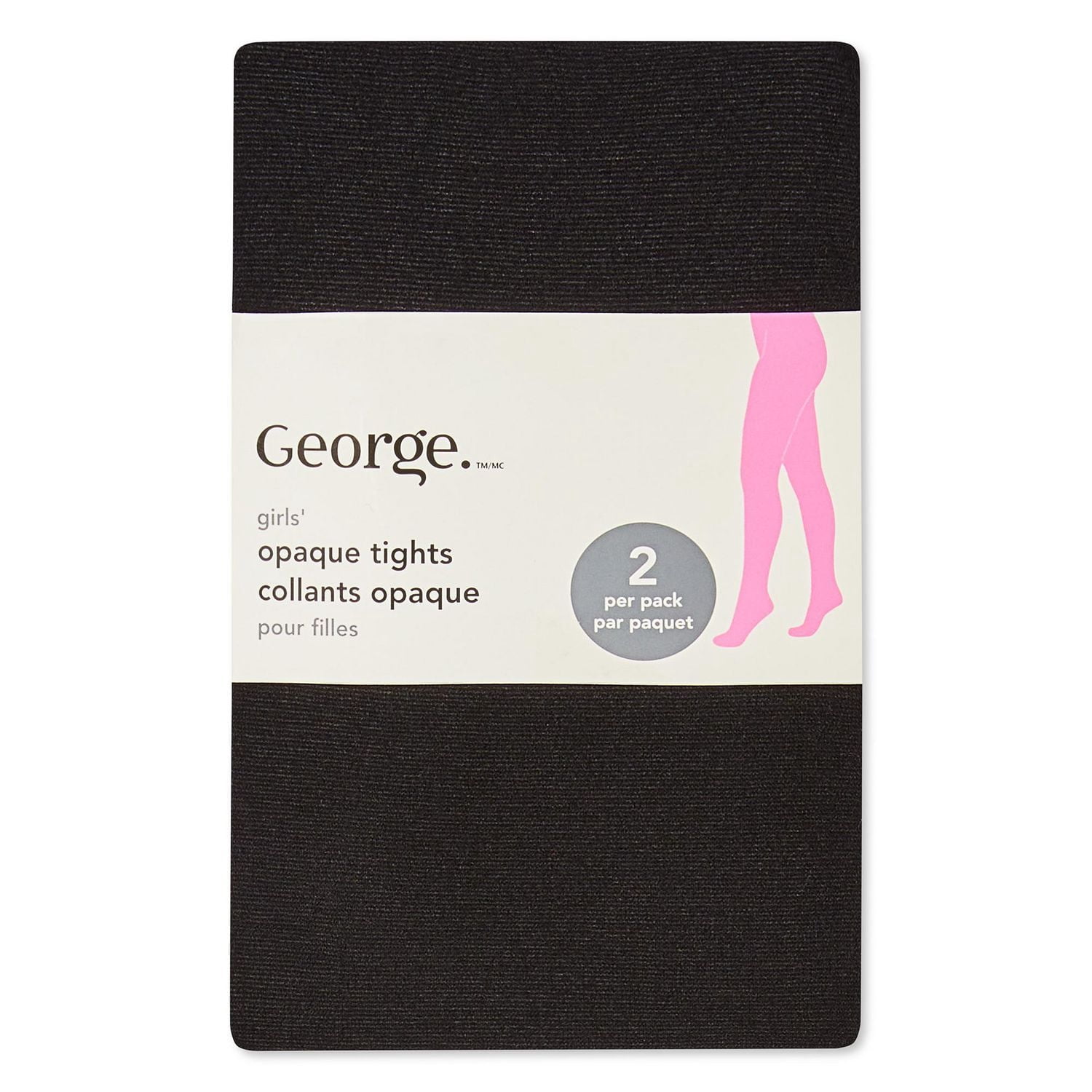 Lot de 2 collants opaques George pour filles