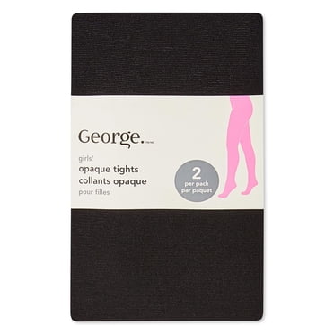 George Girls' Opaque Tight 2-Pack