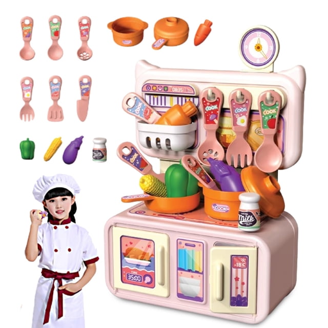 Dvkptbk Play House Toys Set , Simulation Kitchen Can Cook Cooking Toys Set , Kitchenware Children Girls Toys Gift Education