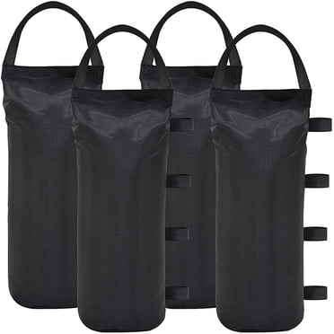 Sand Bags Weights for Instant Tents and Pop Up Gazebos – 4-Pack, 18.11 in x 7.87 in, 600D Polyester Fabric, Holds Up to 37.5 lb