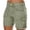 35-Vert, variante sur Shorts Cargo Taille Haute pour Femmes Grande Taille, Athlétiques, Extérieur, Légers, Coupe Ample, Été 2025, Randonnée, Entrejambe de 7 Pouces, avec Poches