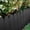 Black, variant on LSLJS Garden Fence Small Fence Plastic Vegetable Garden Courtyard Flower Bed Greening Outdoor Fence Board, Garden Fencing