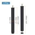 thumbnail image 2 of Unique Bargains 2 Pack Adjustable Height Bed Frame Support Legs(350mm-385mm/13.8'-15.2'), Black, 2 of 5