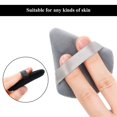 thumbnail image 2 of 12 Pieces Triangle Powder Puff Face Cosmetic Makeup Puff for Loose Powder Soft Body Washable Reusable Foundation Sponge Mineral Powder Wet Dry Makeup Tool(Black, Gray,Small), 2 of 5