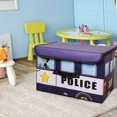 thumbnail image 3 of Couvercle de Coffre pour Jouets pour Enfants avec Couvercle Rabattable, Rangement Pliable pour Salle de Jeux et Garde-Robe, 3 of 4