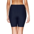 thumbnail image 3 of Charmo Short de Planche Long pour Femmes Taille Haute Bas de Maillot de Bain Uni Short de Bain, 3 of 5